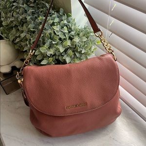 Michael Kors Antique Rose Leather Sholder Handbag
